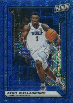 2019 Panini National Convention VIP Gold Packs - Blue Mojo Prizm #94 Zion Williamson Front