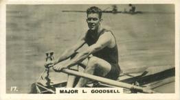 1926 Lambert & Butler Who’s Who in Sport #17 Major L. Goodsell Front