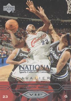 2004 Upper Deck National Convention VIP #VIP1 Lebron James Front