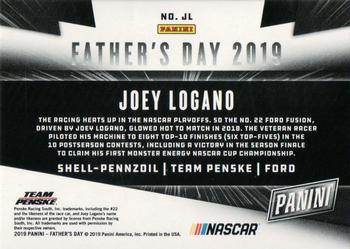 2019 Panini Father's Day - Panini Collection #JL Joey Logano Back