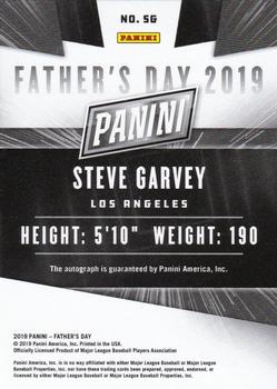 2019 Panini Father's Day - Private Signings #SG Steve Garvey Back