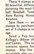 1937 Kellogg's Pep Sports Stamps #NNO Rick Ferrell Back