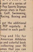 1937 Kellogg's Pep Sports Stamps #NNO Benny Leonard Back