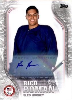 2018 Topps U.S. Olympic & Paralympic Team Hopefuls - Autographs Silver #US-29 Rico Roman Front