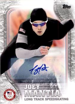 2018 Topps U.S. Olympic & Paralympic Team Hopefuls - Autographs Silver #US-40 Joey Mantia Front