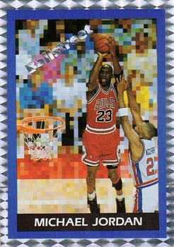 1991 Ballstreet Silver Prism Foil Promo #NNO Michael Jordan Front