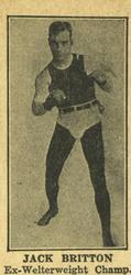 1925-31 W590 Strip Cards #NNO Jack Britton Front