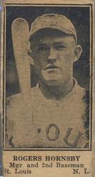 1925-31 W590 Strip Cards #NNO Rogers Hornsby Front