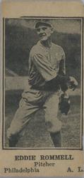 1925-31 W590 Strip Cards #NNO Eddie Rommel Front