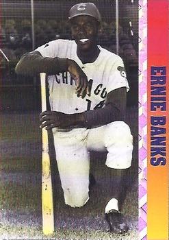 1993 Ballstreet News - Platinum #NNO Ernie Banks Front