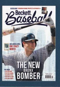2017 Beckett National Convention Cover Promos #NNO Gary Sanchez / Corey Seager Front