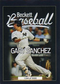 2017 Beckett National Convention Cover Promos #NNO Aaron Judge / Gary Sanchez Back