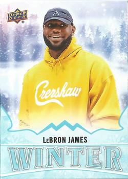 2019 Upper Deck Singles Day Winter #W5 LeBron James Front