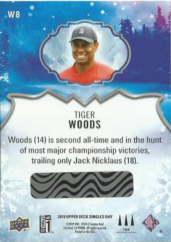 2019 Upper Deck Singles Day Winter #W8 Tiger Woods Back