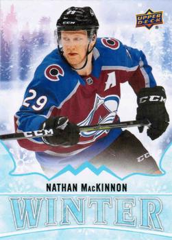 2019 Upper Deck Singles Day Winter #W9 Nathan MacKinnon Front