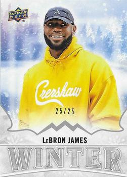 2019 Upper Deck Singles Day Winter - Bounty Silver #W5 LeBron James Front