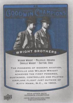 2019 Upper Deck Goodwin Champions - Royal Blue #42 Wright Brothers Back