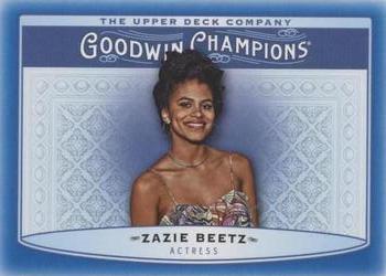 2019 Upper Deck Goodwin Champions - Royal Blue #57 Zazie Beetz Front
