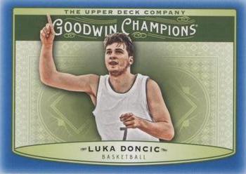 2019 Upper Deck Goodwin Champions - Royal Blue #80 Luka Doncic Front