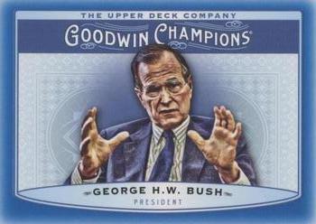 2019 Upper Deck Goodwin Champions - Royal Blue #94 George H.W. Bush Front