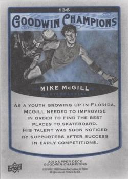 2019 Upper Deck Goodwin Champions - Royal Blue #136 Mike McGill Back