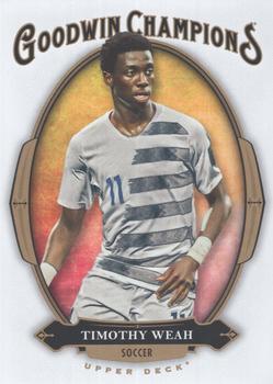 2020 Upper Deck Goodwin Champions #15 Timothy Weah Front