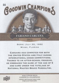 2020 Upper Deck Goodwin Champions #66 Fabiano Caruana Back