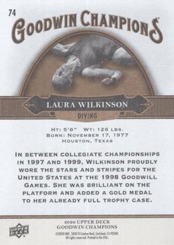 2020 Upper Deck Goodwin Champions #74 Laura Wilkinson Back