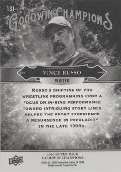 2020 Upper Deck Goodwin Champions #131 Vince Russo Back