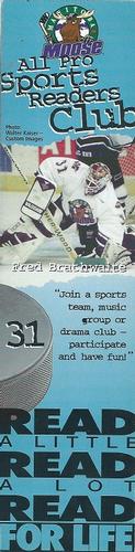 1998 Readers Club Winnipeg Pro Teams #NNO Fred Brathwaite Front