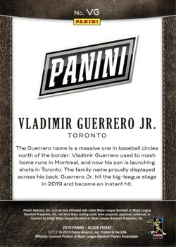 2019 Panini Black Friday - Panini Collection #VG Vladimir Guerrero Jr. Back