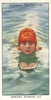 1931 Ogden's Swimming, Diving and Life-Saving #3 Breast Stroke (C) Front