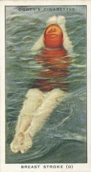 1931 Ogden's Swimming, Diving and Life-Saving #4 Breast Stroke (D) Front