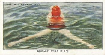 1931 Ogden's Swimming, Diving and Life-Saving #6 Breast Stroke (F) Front