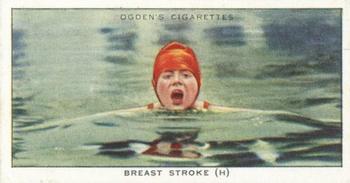 1931 Ogden's Swimming, Diving and Life-Saving #8 Breast Stroke (H) Front