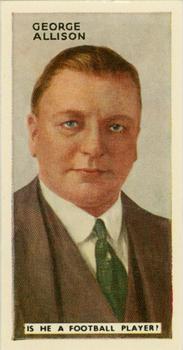 1935 Godfrey Phillips In The Public Eye #47 George Allison Front