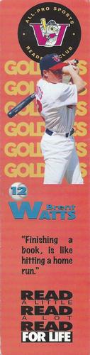 1996-97 Readers Club Winnipeg Pro Teams #NNO Brent Watts Front