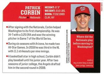2020 Sports Illustrated for Kids #894 Patrick Corbin Back