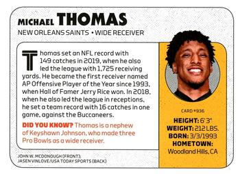 2020 Sports Illustrated for Kids #936 Michael Thomas Back