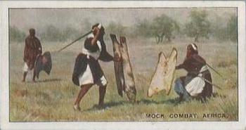 1930 B.A.T. Sports & Games In Many Lands #1 Mock Combat, Upper Niger River, Africa Front