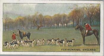 1930 B.A.T. Sports & Games In Many Lands #6 Fox-Hunting, England Front