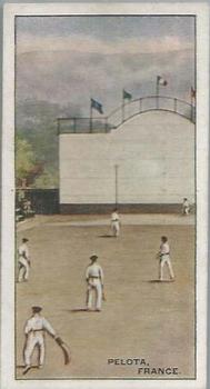 1930 B.A.T. Sports & Games In Many Lands #7 Pelota, France Front