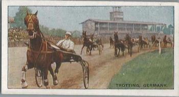 1930 B.A.T. Sports & Games In Many Lands #8 Trotting, Germany Front