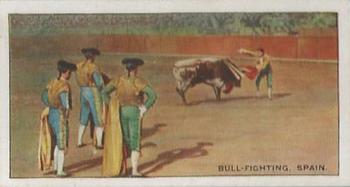 1930 B.A.T. Sports & Games In Many Lands #21 Bull-Fighting, Spain Front