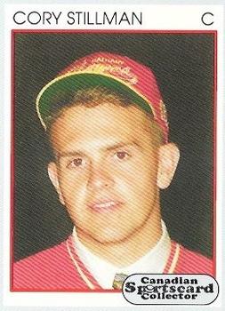 1992 Canadian Sportscard Collector #7 Cory Stillman Front