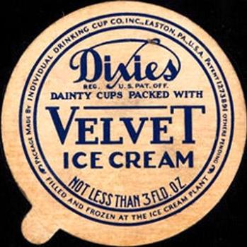 1938 Dixie Ice Cream Lids #NNO Gary Cooper Back