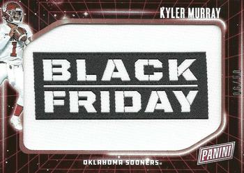 2019 Panini Father's Day - Black Friday Manufactured Patches #KM Kyler Murray Front