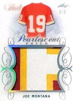 2018-19 Leaf Pearl - Pearlescent Patch #PP-13 Joe Montana Front