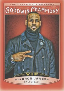 2019 Upper Deck Goodwin Champions - VIP Prize Red #P-3 LeBron James Front