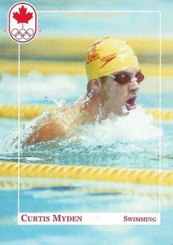 1992 Erin Maxx Summer Olympics Hopefuls #50 Curtis Myden Front